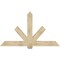 Ekena Millwork Kennewick Rough Sawn Timber Gable Bracket, Douglas Fir, 72"W x 42"H x 6"D x 6"F, 14/12 Pitch GBW072X42X0606KEN00RDF - alternate 1